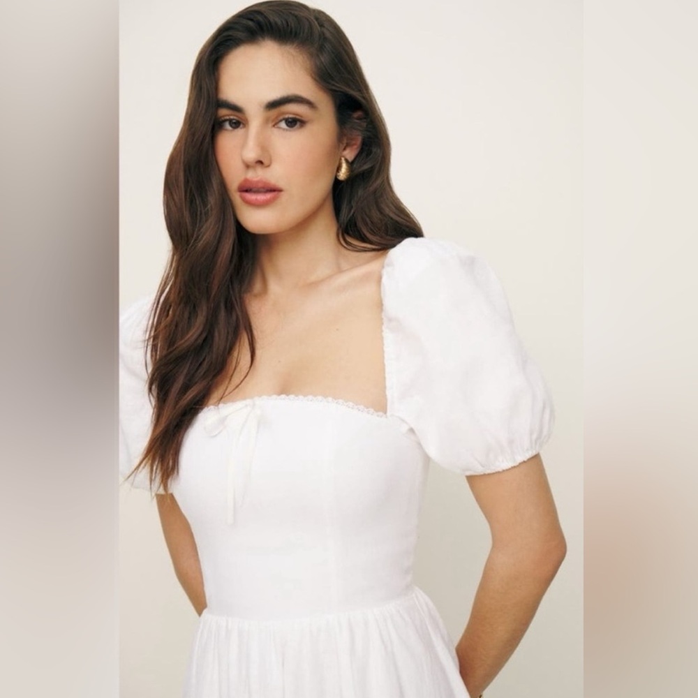 Reformation Marella A-Line Linen Dress - Picture 5 of 6